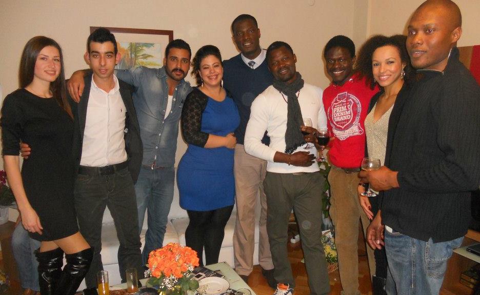 Ezgi Adeoye with some of her foreign talent (Source: E. Adeoye)