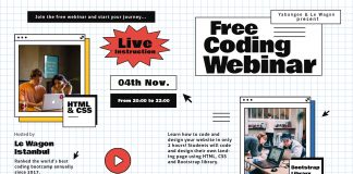 (PAST EVENT) Free Coding Webinar with Le Wagon Istanbul & Yabangee