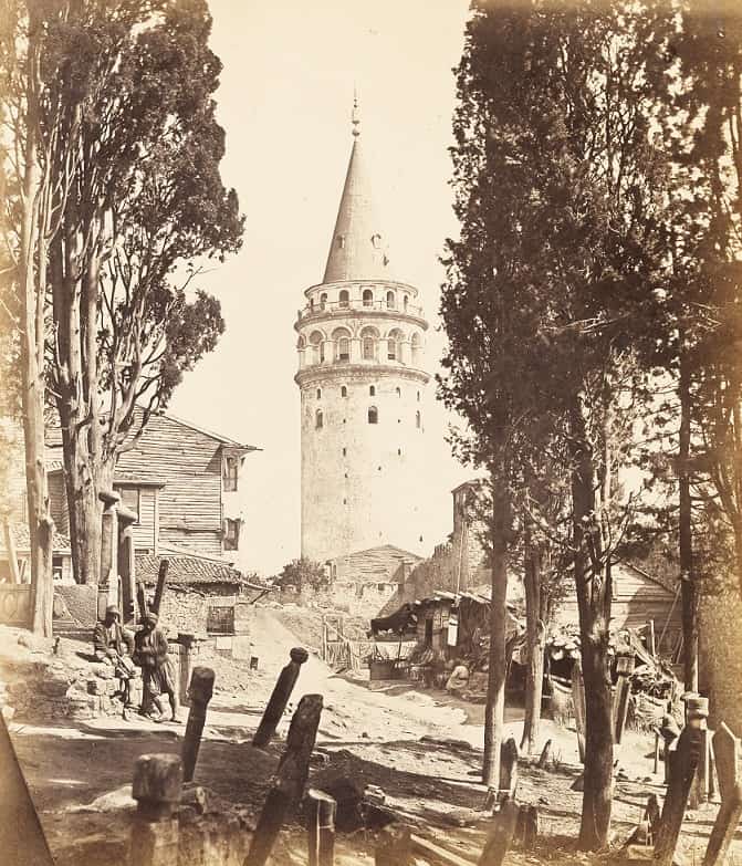 "Galata Tower", Robertson & Beato, 1857. Ömer M. Koç Collection (Source: RCAC website)
