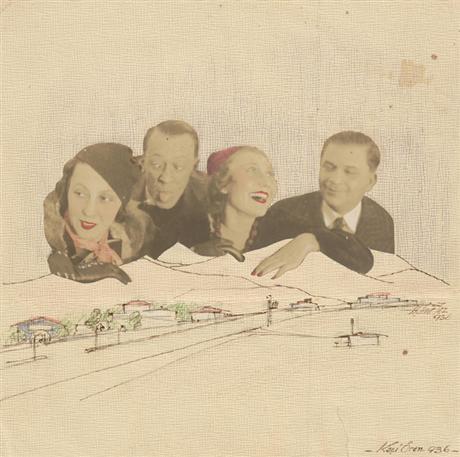 Collage by Said Bey’s son Hakkı Tez 1936, Keçiören SALT Research, Said Bey Archive 