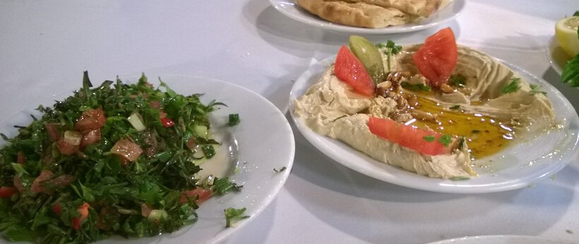 Some of the food that Antakya is famous for, like hummus. 