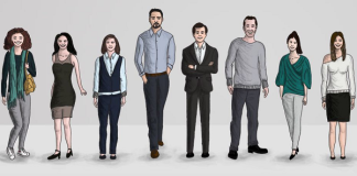 In Conversation with Kerem Siral of Minimal Group A drawing of Kerem Siral and his team at Minimal Group.