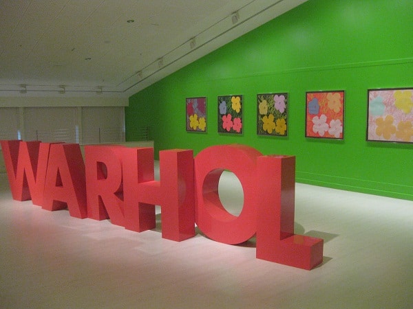 Andy Warhol exhibit on display at the Pera Museum in Istanbul