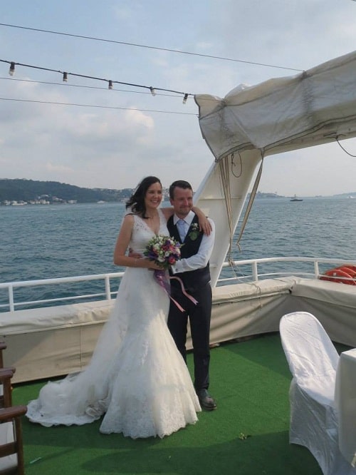Sean and Fiona's wedding on the Bosphorus (Source: S. Fallon)