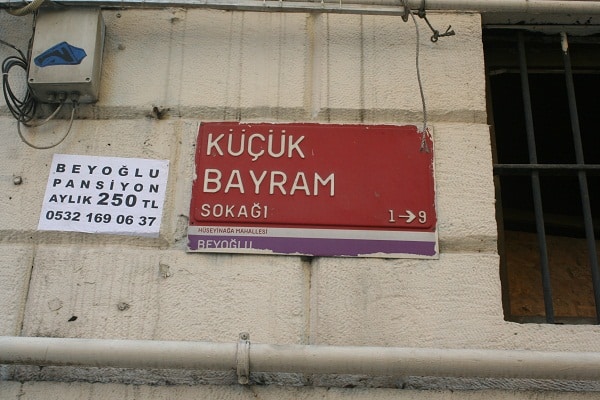 istanbul street names
