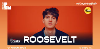 (PAST EVENT) Roosevelt @ Zorlu PSM 100% Studio Roosevelt Zorlu PSM 100% Studio