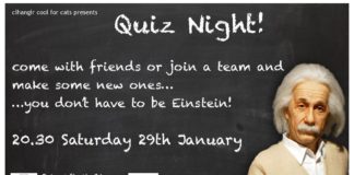 (PAST EVENT) Quiz Night for Cats by Cihangir Cool for Cats @ Sa Va