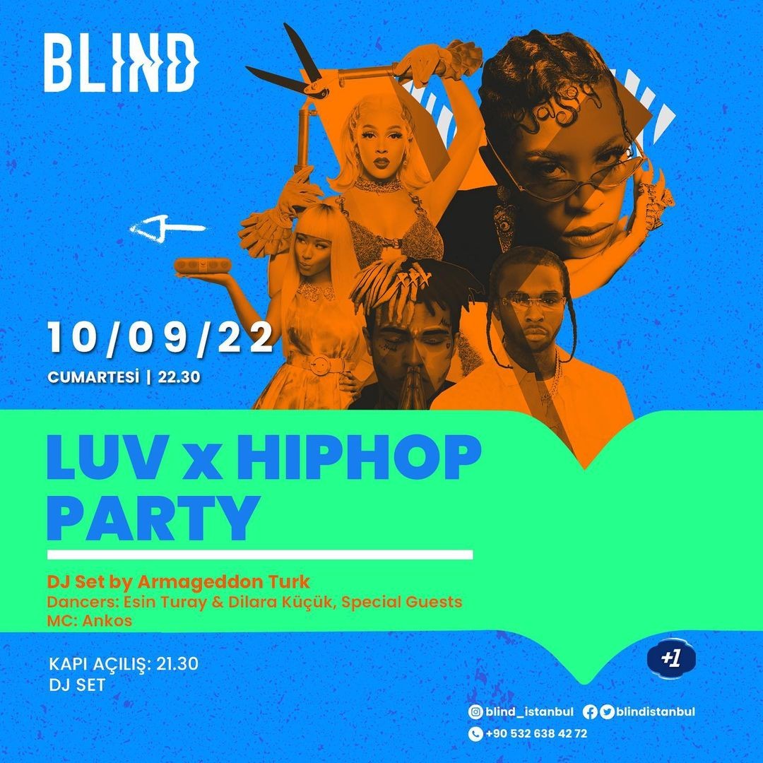 (PAST EVENT) Luv x HipHop Party Blind