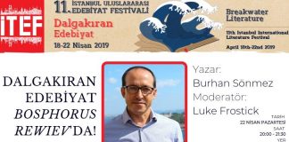 April 22 Preview: Bosphorus Review of Books Chats with Writer Burhan Sönmez