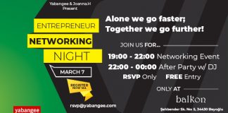 Entrepreneur Networking Night #1 @ Balkon Entrepreneur Networking Night #1