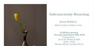 (Mar 22-28) “Subconsciously Returning” @ Halka Art Project Subconsciously Returning