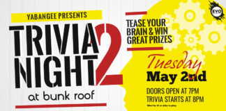Trivia Night #2 @ Bunk Roof Trivia Night #2 at Bunk Roof