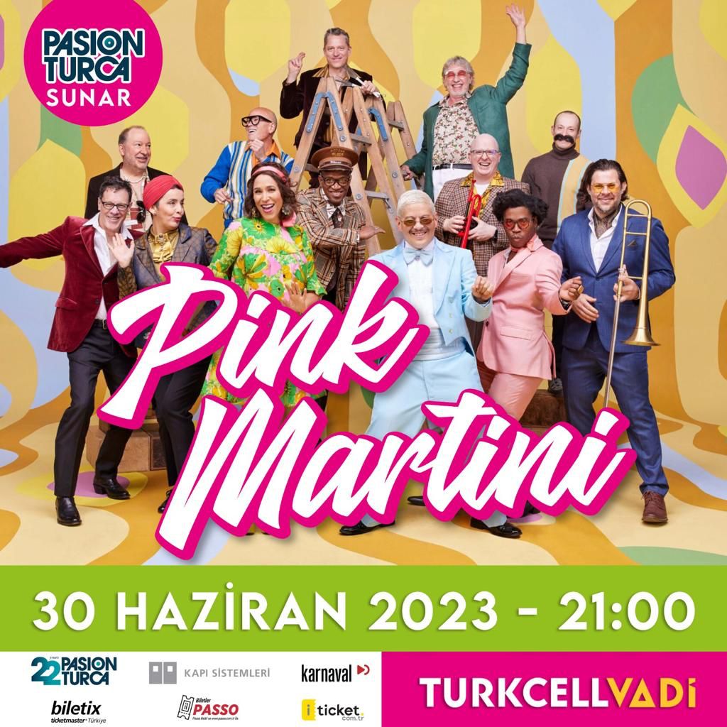 (PAST EVENT) Pink Martini @ Turkcell Vadi Istanbul