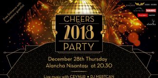 (Dec 28) Cheers to 2018 Party @ Alancha Nişantaşı cheers to 2018