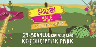 Sep 29,30 – Garden Sale: Designer Bazaar @ Küçükçiftlik Park garden sale: designer bazaar