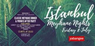 (PAST EVENT) Istanbul Meyhane Nights: Experiencing Meyhane Culture – Session #2