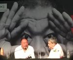 AI Wei Wei and Sir Norman Rosenthal speak at SSM on Sept. 13, 2017