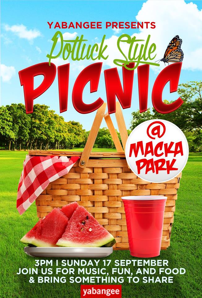 yabangee potluck style picnic